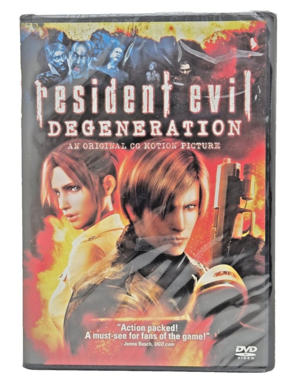 Resident Evil: Degeneration DVD New Slipcase Sony Pictures Animated Zombie Movie